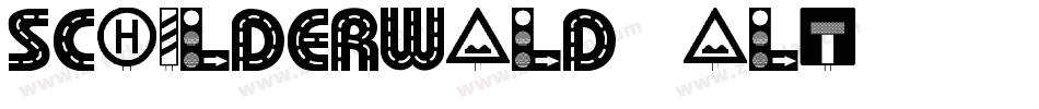 Schilderwald alt字体转换